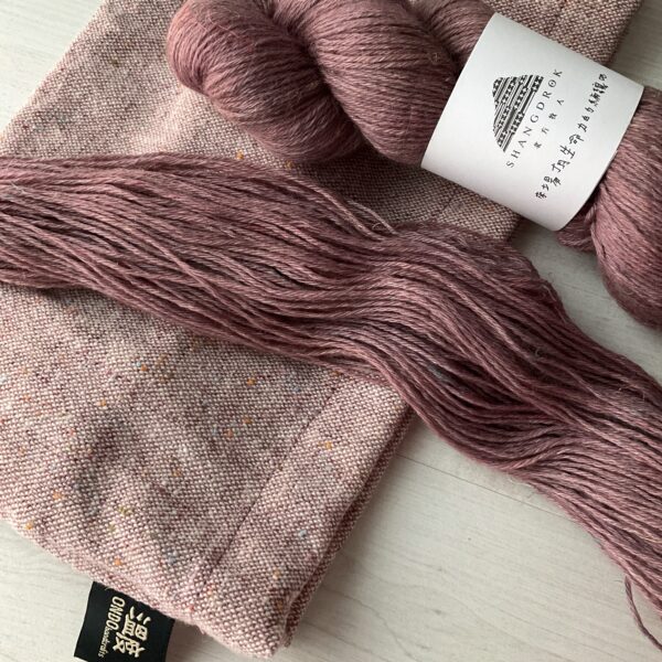 北方牧人彩點線－蘭粉 | Shangdrok Wool Donegal Yarn - The Orchid Thief