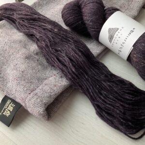 北方牧人彩點線－紫茄 | Shangdrok Wool Donegal Yarn – Aubergine