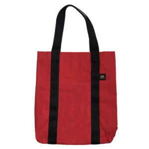 經典托特包－赤紅 + 芥末黃內裡 | Classic Tote Bag - Red + Yellow Inner Lining